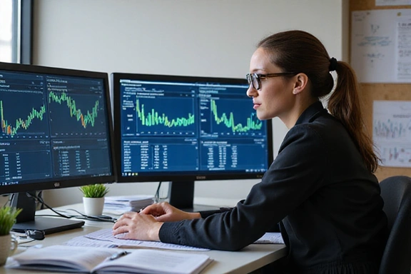Economics professor analyzing data