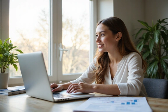Student paying off debt